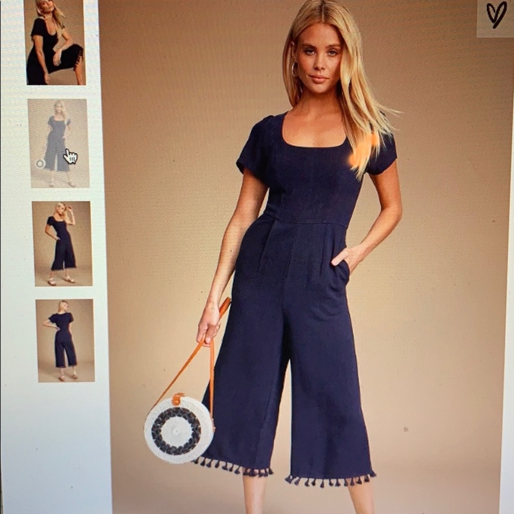 Lulu’s navy romper